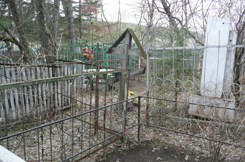 A village cemetary